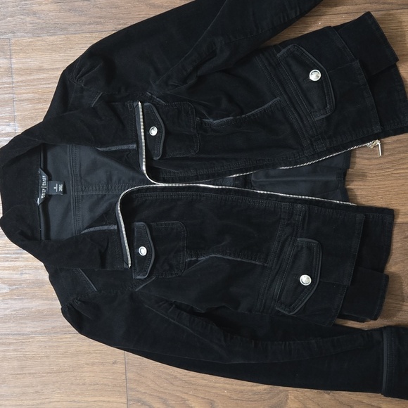 White House Black Market Black Utility Jacket/ Size 6 - Picture 5 of 6